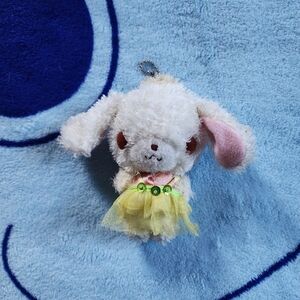 Sanrio White and Yellow Bunny Keychain